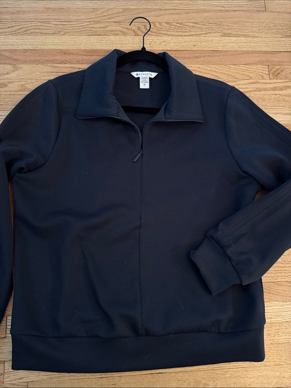 Athleta Women's Navy Half-Zip Pullover Sweatshirt